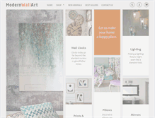 Tablet Screenshot of modern-wall-art.com